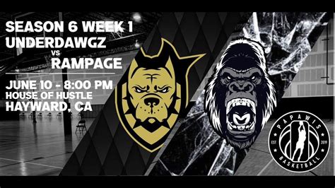 Papawis League S W Underdawgz Vs Rampage Youtube