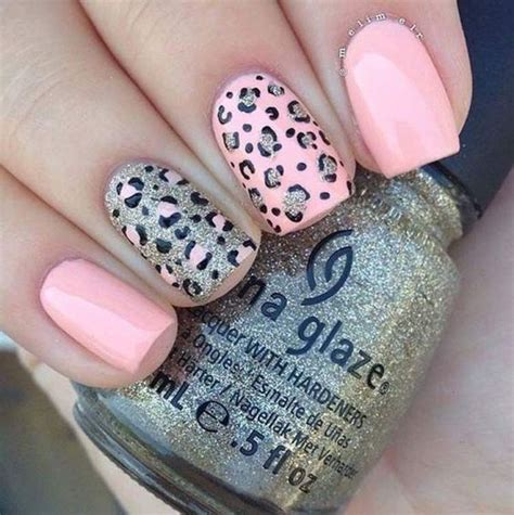 Animal Print Decorated Nails