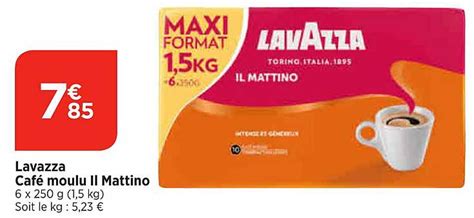 Promo Lavazza Caf Moulu Il Mattino Chez Bi Icatalogue Fr