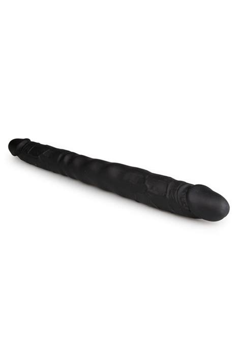 E T DOUBLE END DILDO 40CM BLACK Erosart