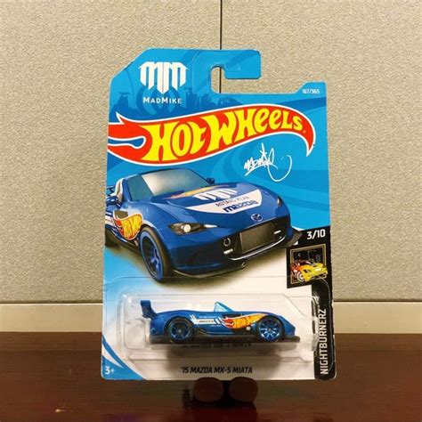 Hot Wheels Mazda MX Miata NIGHTBURNERZ Shopee Malaysia