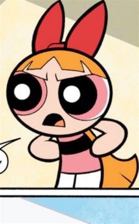 A Cartoon Character With Big Eyes And An Angry Look On Her Face Standing In Front Of A Mirror