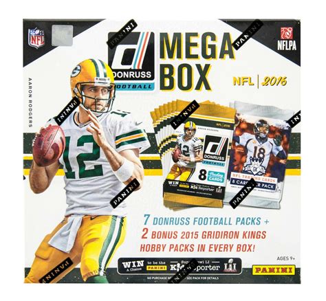 2016 Panini Donruss Football Mega Box Da Card World