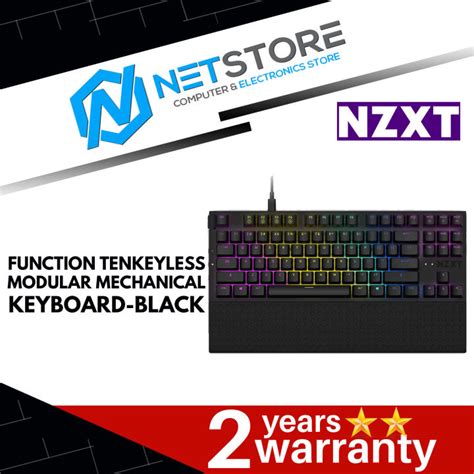 Nzxt Function Tenkeyless Modular Mechanical Keyboard Black Kb Tkus Br