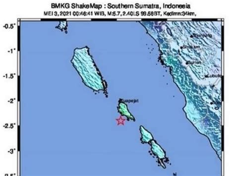 Gempa M 57 Guncang Mentawai Ternyata Ada 807 Gempa Di Indonesia