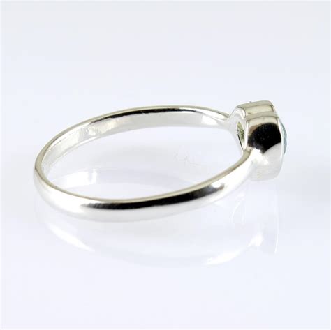 Aquamarine Heart Ring Cybelle
