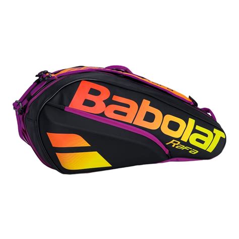 RAQUETEIRA BABOLAT RH X6 PURE AERO RAFA PTO LARANJA ROXO Bottcher