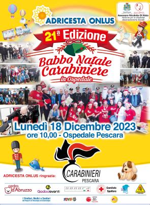 A Pescara La Ventunesima Edizione Di Un Carabiniere Per Babbo Natale