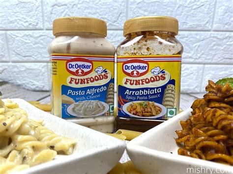 Dr Oetkar Funfoods Pasta Sauces Review Alfredo Arrabiata 2023