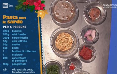 Ricette Delle Feste Natale Giunta Prepara Pasta Con Le Sarde Da La