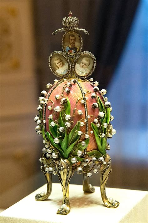 Lilies Of The Valley Egg By Fabergé Illustration World History