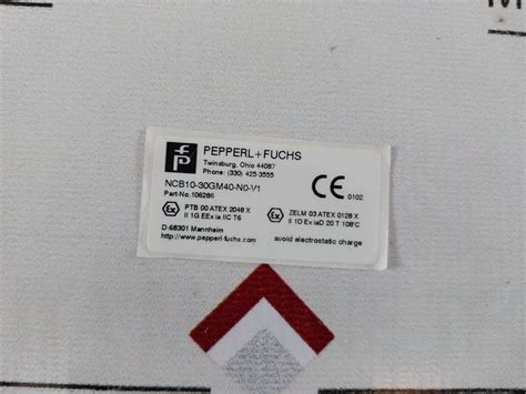 Pepperl Fuchs Aker Kvaerner Ncb10 30gm40 N0 V1 Inductive Sensor 8vdc