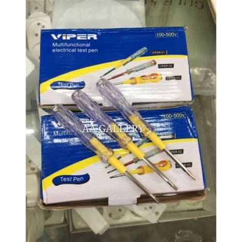 Jual Obeng Tespen Viper Testpen Bolak Balik Test Pen Box Pcs