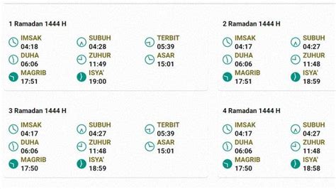 Link Download Jadwal Imsakiyah Ramadan 2023 Di Diy Jogja Sleman