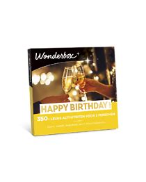 Geschenkdoos Happy Birthday Wonderbox