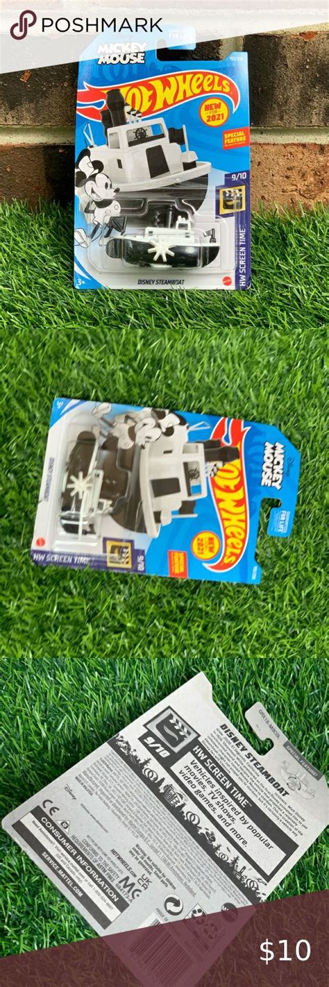 Vintage Mickey Mouse Hot Wheels Steamboat