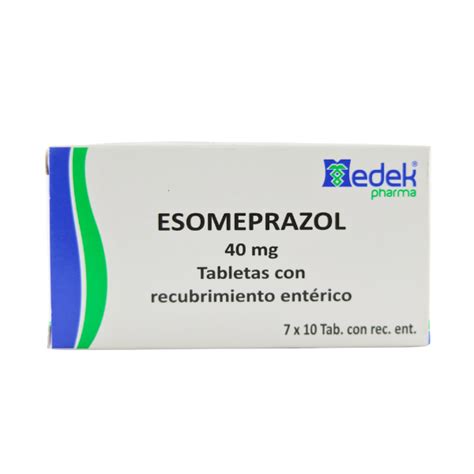 Esomeprazol Mg Tabs Caja Medek Pharma