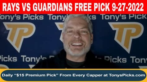 Tampa Bay Rays Vs Cleveland Guardians 9272022 Free Mlb Picks And