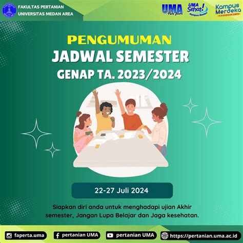 Pengumuman Jadwal Ujian Akhir Semester Uas Genap Ta