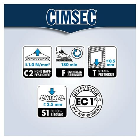 Cimsec Fliesenkleber S Flex Schnell Kg Bauhaus