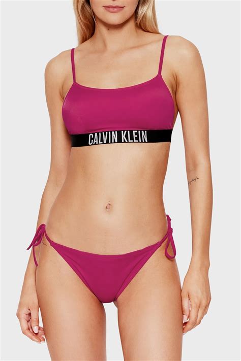 Calvin Klein Logolu Yandan Bağcıklı Bayan Bikini Altı KW0KW01724 T01