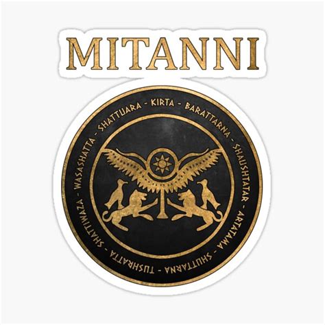 "Mitanni Bronze Age Civilization Mitanni Kings" Sticker for Sale by ...