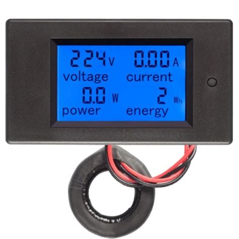 AC 80 260V 100A PZEM 061 LCD Display Digital Current Voltage Power