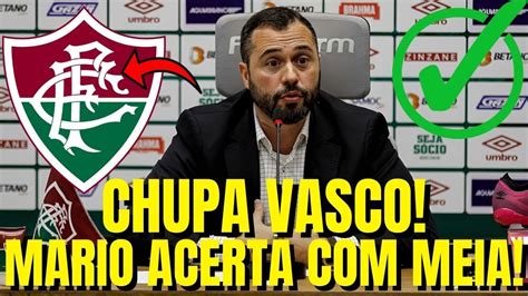 Vibra Na O Tricolor Refor O Chegando Chap U No Vasco Mario Confirma