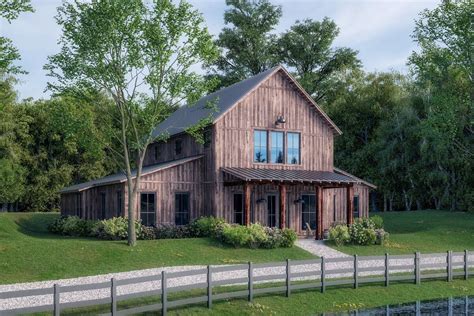 Rustic Barndominium With Loft Overlooking Great Room Below Hz