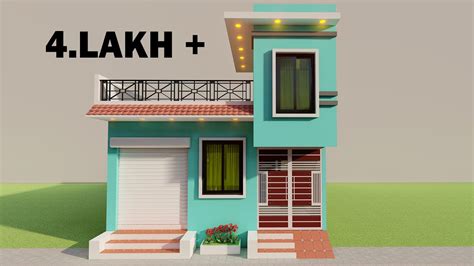 20x25 Shop With House Design2025 Dukan Or Makan Ka Nakshashop With House Elevation3d House