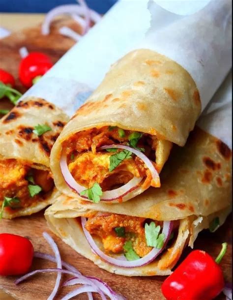 Lahori Chicken Tikka Paratha Roll Lahori Student Biryani Buckingham