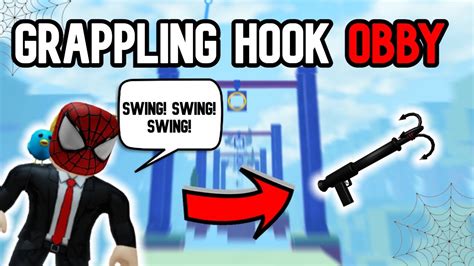 I Became The Grappling Hook Superhero Roblox Obby Youtube