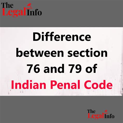 Difference Between Section 76 And 79 Of Ipc The Legal Info