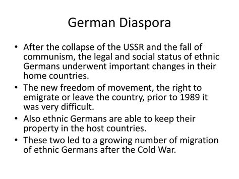 Ppt German Diaspora Powerpoint Presentation Free Download Id2145617