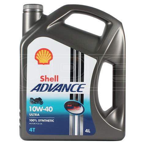 Shell Advance Ultra T W Fully Synthetic Motorcycle Oil W