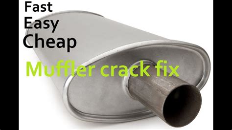 5 Minute Mufflerexhaust Crackhole Repair That Only Costs 1 In Materials Fix Your Youtube