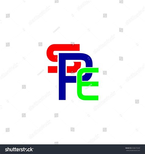 Letter Spe Logo Vector Stock Vector Royalty Free 658675549 Shutterstock