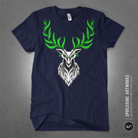 Stag Head Buy T Shirt Designs
