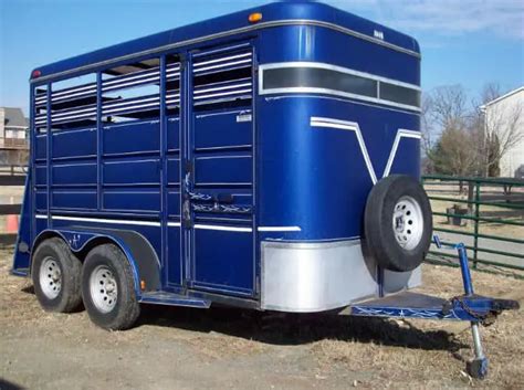 Bumper Pull Horse Trailer Horse Soup
