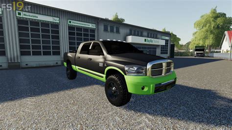 2007 Dodge Ram 3500 Mega Cab V 10 Fs19 Mods Farming Simulator 19 Mods