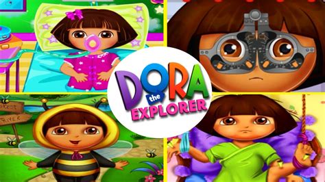 Dora The Explorer Doctor Care Video Games Best Compilation 2015 Youtube