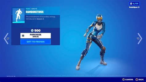 Rare Rambunctious Emote Is Back Fortnite Battle Royale Youtube