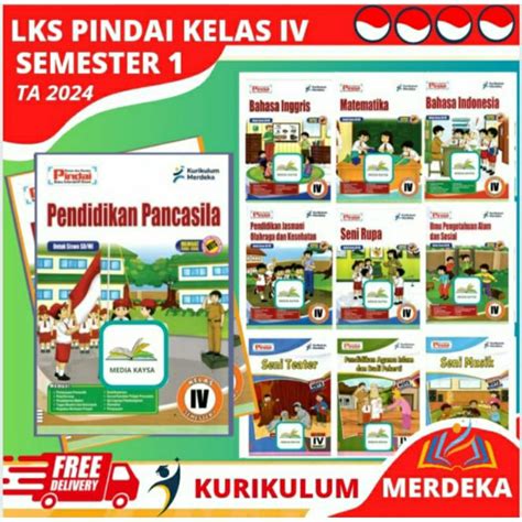 Jual Lks Pindai Sd Kelas Semester Dan Kurikulum Merdeka Cv Arya