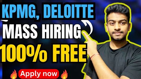 Deloitte Kpmg Mass Hiring Biggest Off Campus Drive For