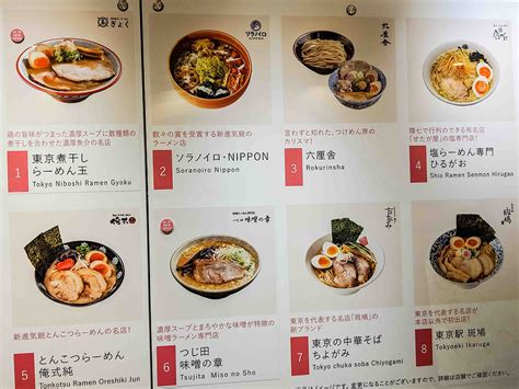 Tokyo Ramen Street - All 8 Shops, from Miso to Vegan