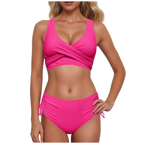 Lojoutye New Swimwears Tankinis Set Women High Waisted Bikini Vintage Bathing Suits For