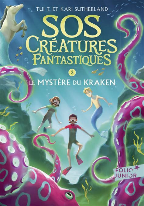 SOS Créatures Fantastiques t 3 Le mystère du Kraken Croc livres jeux