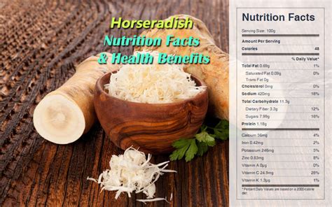 Horseradish Nutrition Facts & Health Benefits - CookingEggs