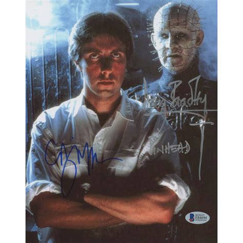 Clive Barker Doug Bradley Signed 8x10 Photo Inscribed Pinhead