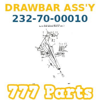 Komatsu Drawbar Ass Y